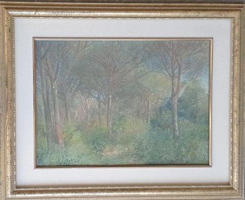 Giovanni Barbisan (1914-1988) - Paesaggio boschivo, Antiek en Kunst, Kunst | Schilderijen | Klassiek