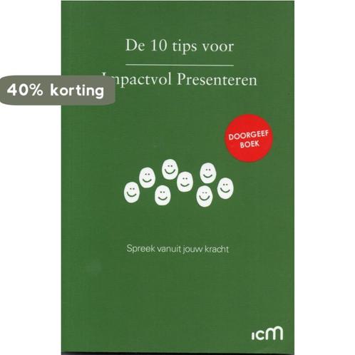 De 10 tips voor impactvol presenteren 9789082050257, Boeken, Schoolboeken, Zo goed als nieuw, Verzenden