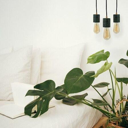Lumega - Plafondlamp - ARIC - Marmer Trio - Messing, Groene, Antiek en Kunst, Kunst | Designobjecten