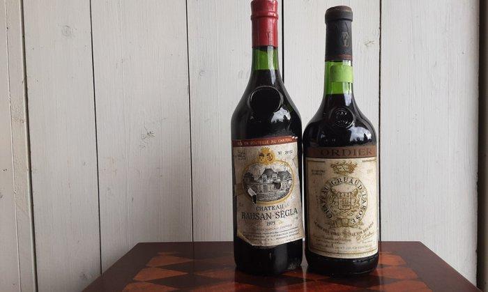 1975 Chateau Rausan-Segla; 1973 Chateau Gruaud-Larose -, Verzamelen, Wijnen