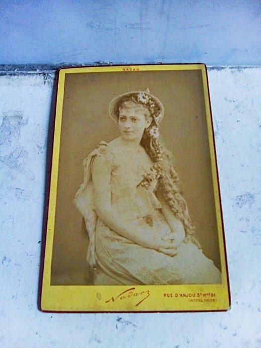 Nadar (1820–1910) - Jane Hading, Antiek en Kunst, Kunst | Tekeningen en Fotografie