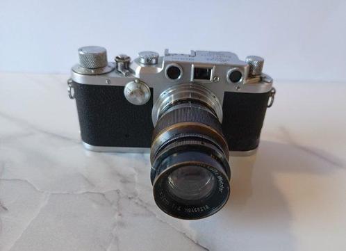 Leica, Leitz III C + Elmar 9 Cm Appareil photo télémétrique, Collections, Appareils photo & Matériel cinématographique