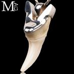 Haai Set tanden - Isurus Oxyrinchus - 48 mm - 21 mm - 16 mm-