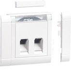 Hager RJ45 Prise Modulaire Set De Fixation Avec Capot Cadre, Bricolage & Construction, Verzenden