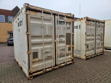 Tweemaal 10 voet DNV opslagcontainer te koop beschikbaar voor biedingen