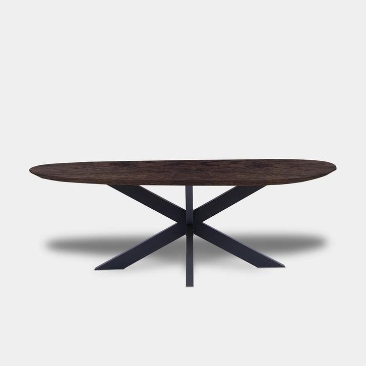 Tafel organisch eikenhout  Matrix  270x120, Huis en Inrichting, Tafels | Eettafels