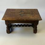 Voetenbank - Antique 19th century French oak Footstool -