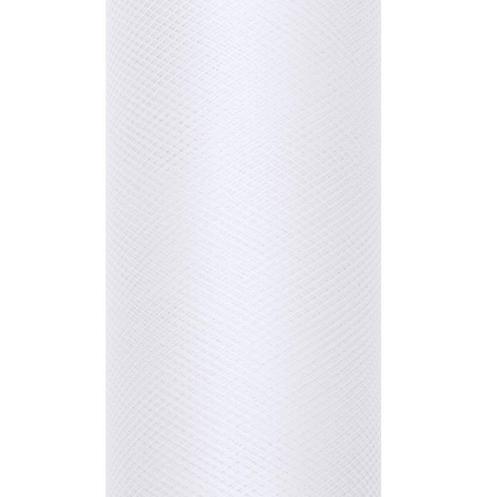 Witte Tule Rol 15cm 9m, Hobby en Vrije tijd, Feestartikelen, Nieuw, Verzenden