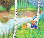 Tony Fernandez - Donald Duck Inspired by Gustave Klimts