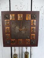Wandklok - Junghans - Hout, Koper, Metaal, Messing -, Antiek en Kunst, Antiek | Klokken