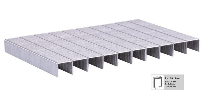 NIETEN 12MM & 14MM - 1000 ST| Voor ET502AC, Doe-het-zelf en Bouw, IJzerwaren en Bevestigingsmiddelen, Nieuw, Verzenden