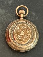 Anonyme Très belle montre de poche savonnette - Porte Photos