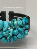 Turquoise - Zilver - Armband - Nugget in turkoois, Antiek en Kunst