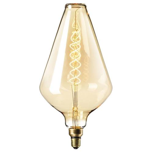 Filament LED Lamp Vienna XXL Gold Ø188mm E27 4W, Huis en Inrichting, Lampen | Losse lampen, Verzenden