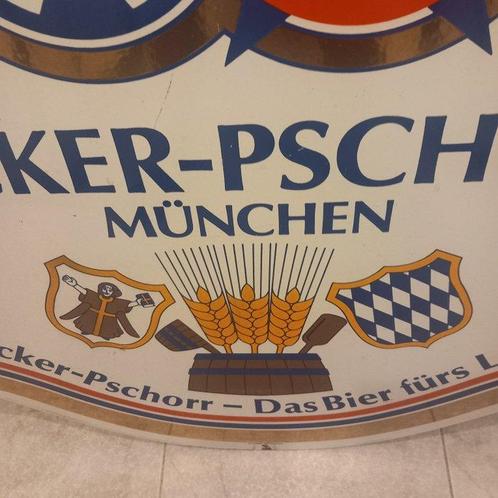 Hacker Pschorr - Reclamebord - IJzer, Antiek en Kunst, Antiek | Wandborden en Tegels