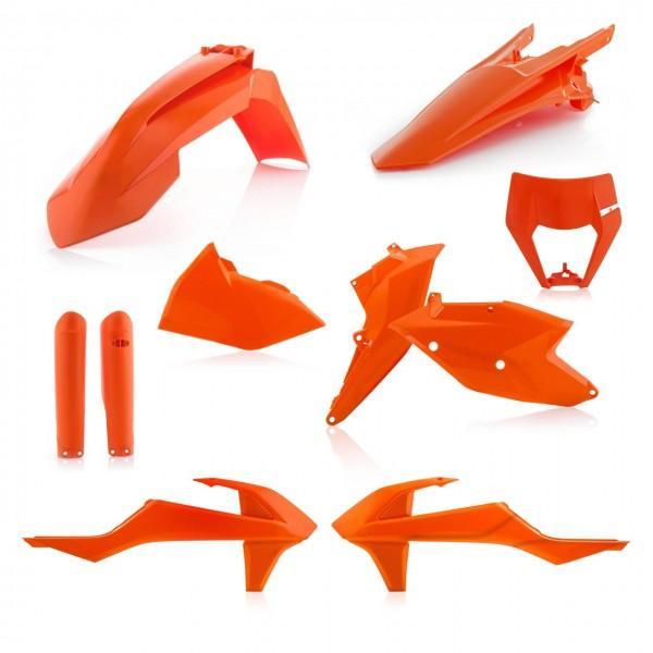 Cycra plastic kit Oranje met koplamp plastic KTM EXC/EXC-F 2, Motoren, Onderdelen | Overige, Verzenden