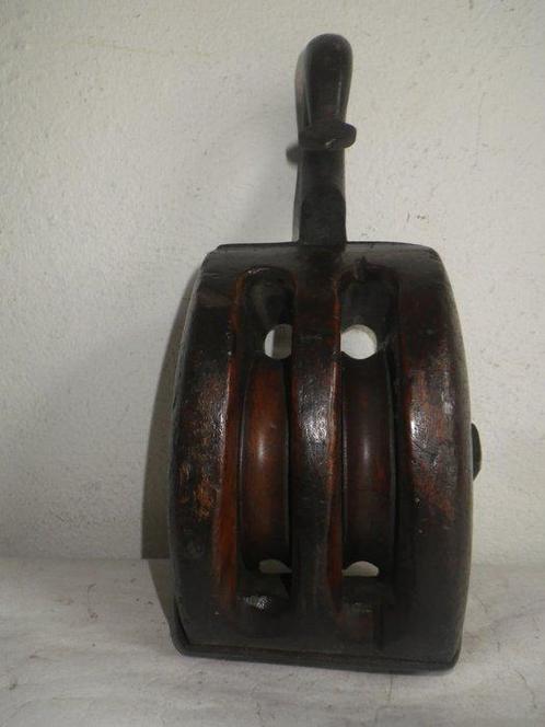 Maritieme objecten - Hout smeedijzer, Antiek en Kunst, Curiosa en Brocante