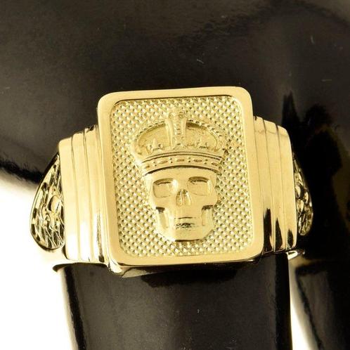 Bague amulette - 14 carats Or jaune, Handtassen en Accessoires, Antieke sieraden