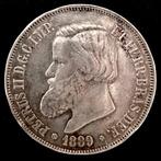 Brazilië. Pedro II (1831-1889). 2000 Reis - 1889 - (R159), Timbres & Monnaies