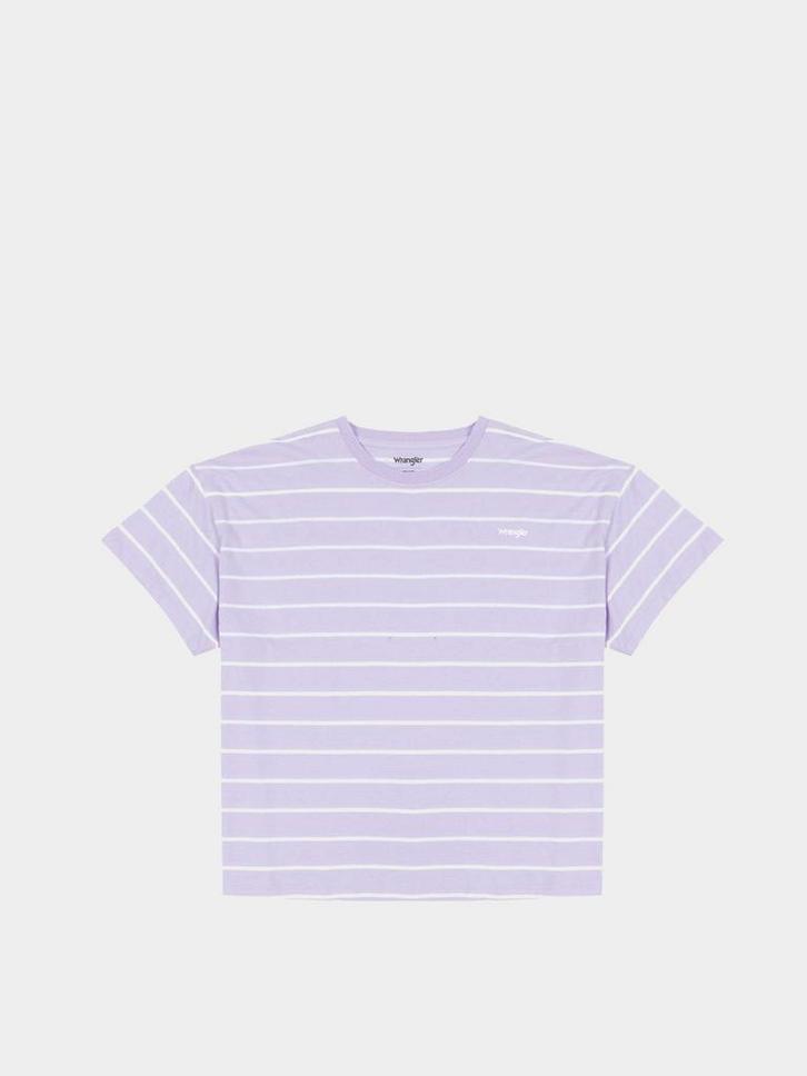 2dekans | Wrangler Dames T-shirt – Gestreept, Katoen, Maat, Kleding | Dames, T-shirts, Ophalen of Verzenden