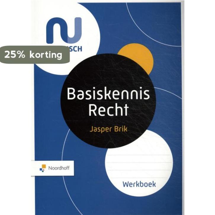 Basiskennis Recht 9789001734725 Jasper Brik, Boeken, Wetenschap, Gelezen, Verzenden