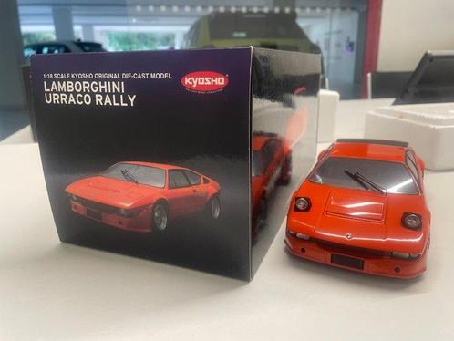 Kyosho 1:18 - Modelauto - Lamborghini Urraco Rally, Hobby en Vrije tijd, Modelauto's | 1:5 tot 1:12
