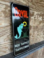 Emaillerie Belge - Emaille reclamebord Orval - Emaille bord, Antiek en Kunst