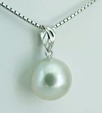 Zonder Minimumprijs - Hanger - 18 karaat Witgoud Parel -