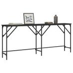 vidaXL Table console noir 180x29x75 cm bois dingénierie, Neuf, Verzenden