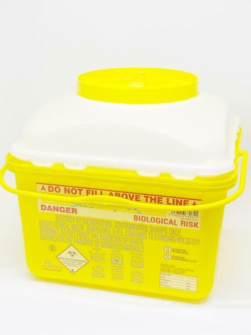 Sanypick biocompact naaldencontainer 5 liter, Divers, Matériel Infirmier, Enlèvement ou Envoi
