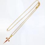 Ketting met hanger - 18 karaat Geel goud