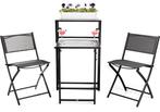 2dekans | QLT 3-Delige Bistroset voor Tuin, Terras en Balkon, Tuin en Terras, Ophalen of Verzenden, Nieuw