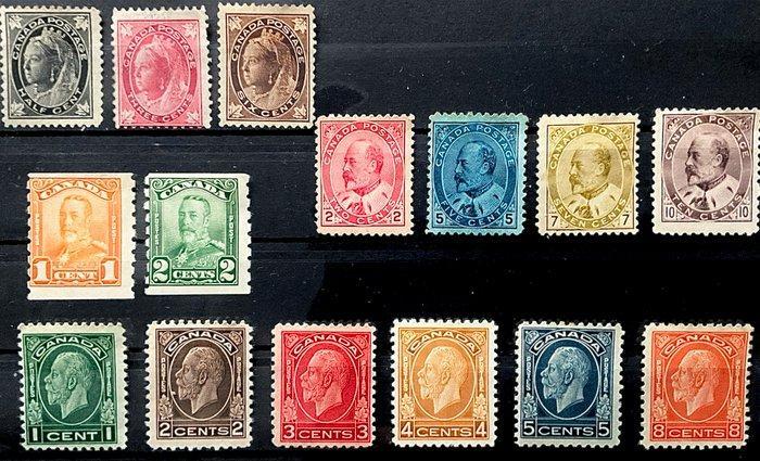 Britse Gemenebest 1860/1877 - Canada - Interessante, Postzegels en Munten, Postzegels | Europa | UK
