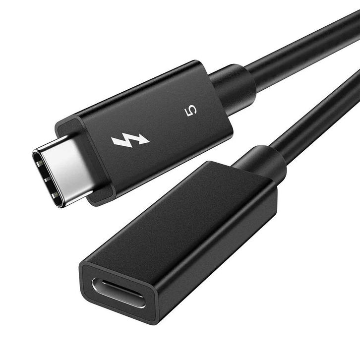 DrPhone NRG4 - Thunderbolt 5 Extensiekabel – 240W PD -, Telecommunicatie, Mobiele telefoons | Telefoon-opladers, Nieuw, Verzenden