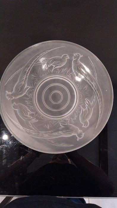 Verlys - Marius Ernest Sabino - Plat - verre opalescent -, Antiek en Kunst, Antiek | Glaswerk en Kristal