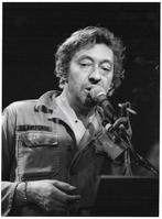 Jean-Louis Rancurel - Serge Gainsbourg performing in Paris, Antiquités & Art, Art | Peinture | Moderne
