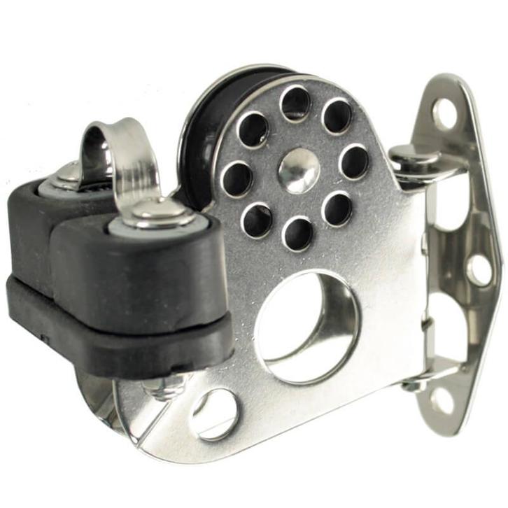 Viadana 28mm Swivel Blok met Klem, Watersport en Boten, Accessoires en Onderhoud, Nieuw, Ophalen of Verzenden