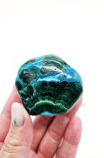 Malachiet met Chrysocolla (zie filmpje), Handtassen en Accessoires, Edelstenen, Ophalen of Verzenden, Nieuw