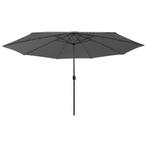 Grote Parasol met Licht 400cm | OP = OP | 46% Korting, Tuin en Terras, Parasols, Verzenden, Nieuw, Meer dan 4 meter, Stokparasol