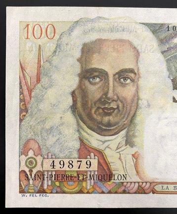 Saint Pierre et Miquelon. - 100 Francs - ND (1950) - Pick 26 beschikbaar voor biedingen