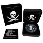Niue. 2 Dollars 2022 1oz Niue Calico Jack Jolly Roger Series