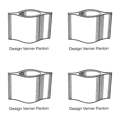 Georg Jensen - Verner Panton - Kaarsenhouder Tonight (4) -, Antiek en Kunst, Antiek | Meubels | Stoelen en Sofa's