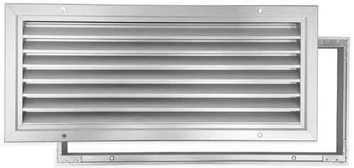 Deurrooster aluminium LxH 500 x 200mm, Doe-het-zelf en Bouw, Ventilatie en Afzuiging, Nieuw, Verzenden