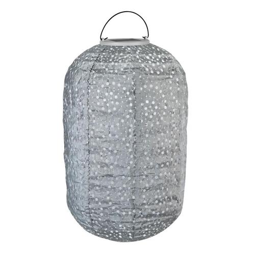 Luna solar lampion Pillar met LED – 350x220mm - Stone grey |, Tuin en Terras, Buitenverlichting, Nieuw, Verzenden