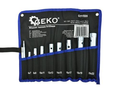 GEKO Pijpsleutel set 6-22 mm in  tetron roltas, Doe-het-zelf en Bouw, Gereedschap | Handgereedschap, Nieuw, Ophalen of Verzenden