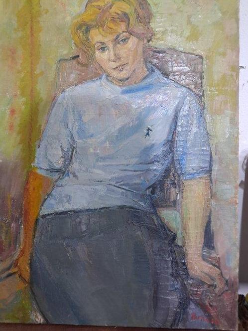 Otto Briese (1989-1963), Attribué(e) à - Portrait of a young, Antiek en Kunst, Kunst | Schilderijen | Klassiek