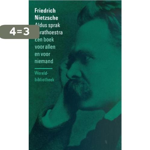 Aldus sprak Zarathoestra / Nietzsche-bibliotheek, Boeken, Filosofie, Gelezen, Verzenden