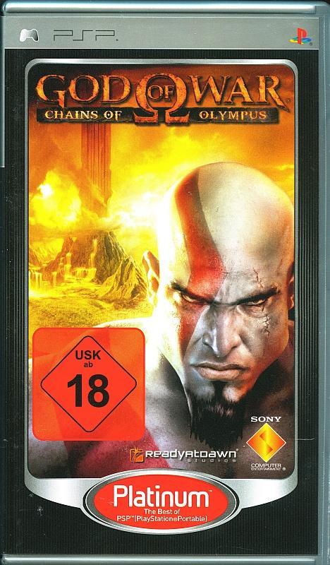 God of War Chains of Olympus-Platinum Duits (PSP) Gebruikt, Games en Spelcomputers, Games | Sony PlayStation Portable, Ophalen of Verzenden