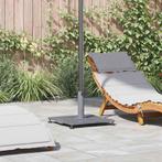 vidaXL Buiten Parasolvoet Donker grijze houtlook 45 x 45 x, Tuin en Terras, Parasols, Verzenden, Nieuw