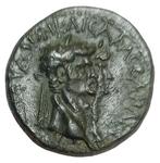 Lydie, Mostene. Claudius I (41-54 AD) and Agrippina II. Æ